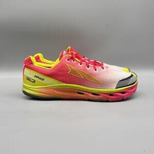 Altra Shoes Womens 9.5 Pink Yellow Zero Drop Impulse Running Athletic Sneakers